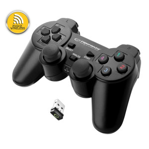 Handkontroller Trådlös Playstation 3 PS3 PS2 PC sv 101165