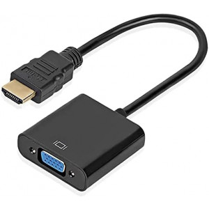 HDMI - VGA + Ljud 3.5mm + USB adapter hona - hane