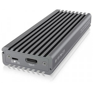 M.2 Kabinett NVMe SSD USB 3.1 Gen2 10GB/s Icy Box