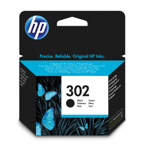 HP 302 svart original bläckpatron