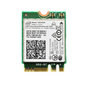  Intel 7265NGW AN WiFi + Bluetooth