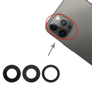 iPhone 12 PRO Kameralins till bakkamera 3-pack Kameralins-iP12PRO