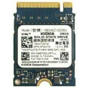 Kort SSD M.2 disk 2230 Toshiba Kioxia KBG40ZNS256G (3mm lång)