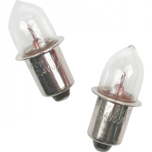 Lampa liten sockel 2.4V 0.7A Duracell 2-pack KPR102