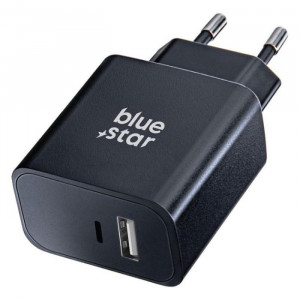 Laddare - USB-C 25W PD | USB-A + USB-C