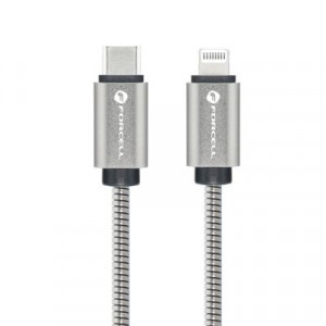 Lightning - USB-C kabel 2m Metall Slitstark