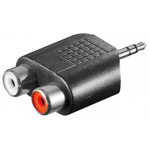 Ljudadapter 3.5mm - RCA x 2 (ha-ho)