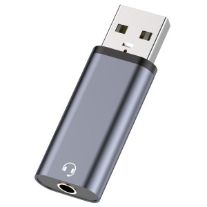 Ljudadapter 3.5mm - USB-A (hona - hane) ljudkort