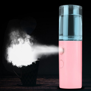Handhållen Liten Bärbar Spray Luftfuktare Alkoholdesinfektion Vattenspridare uppladdningsbar via USB