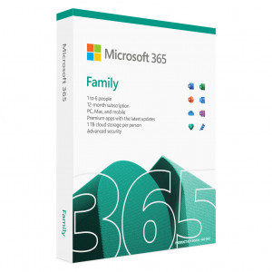 Microsoft Office 365 Home Premium 6 license(s) 1 År Flerspråkig