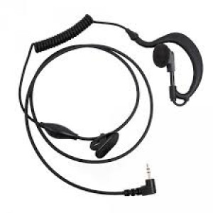 Headset - Ear Plug Pro Mono 2.5mm med spiral HS-0001