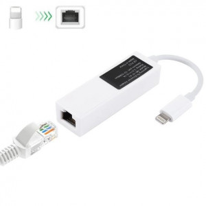 LIGHTNING - RJ45 Nätverkskort till iPad iPhone Lightning RJ45 adapter