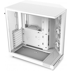 Chassi - NZXT H6 Flow (Vit/Transparent)