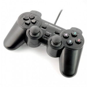 Handkontroller Playstation 3 PS3 PC svart 101167