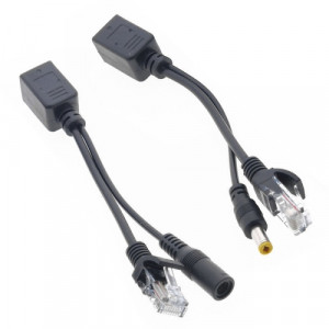 POE-Injektor och splitter adapter med DC 2.1x5.5mm POE-splitter2