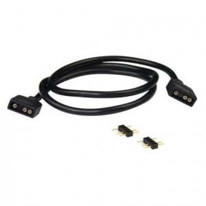 RGB LED kabel 3-pin för RGB fläk, hubb, moderkort 5055492408945