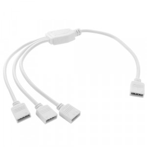 RGB LED förgreningskabel 4-pin hona 1 till 3-port 101633