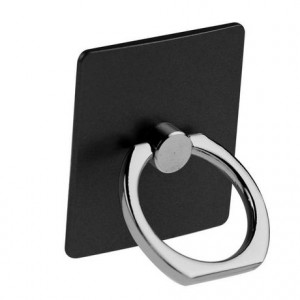 Ringhållare mobil plast svart RING-002