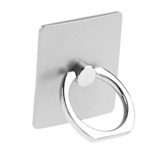 Ringhållare mobil plast silver RING-001
