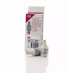 Säkring 16A Trög Diazed DII 5-pack 0825100703-2