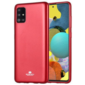 Skal - Samsung Galaxy A51 Silikonskal Röd Skal-A51-13