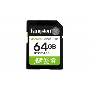 SD Card - 64GB Kingston SDXC 100Mb/s