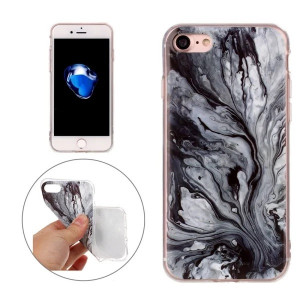 Skal iPhone 8/7/6S/6/SE2020 - TPU Marmor Bläck SK-i085