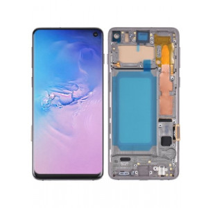 Skärm Samsung Galaxy S10 SM-G973 med ram Ej FP