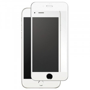 Skärmskydd iPhone 8, iPhone 7, iPhone 6, iPhone 6S, iPhone SE 2020. Skärmskydd i Härdat Glas Fullt Heltäckande vit