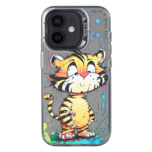 Skal iPhone 12 / 12 RO - Färgglad Figur Tiger 102756