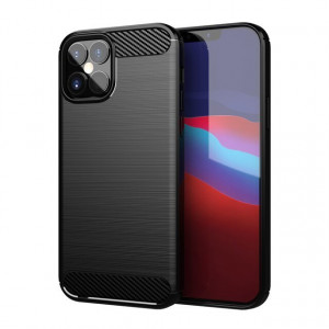Skal iPhone 12 mini / 13 Mini - Svart Silikonskal