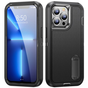 Skal iPhone 13 PRO MAX - Ruggat 3i1 Hållare Svart 101818