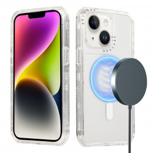 Skal iPhone 14 - Transparent Magsafe Magnetisk 3i1 102553