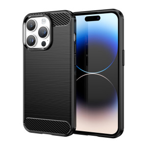 Skal iPhone 14 PRO MAX - Carbon Skal Svart SK-iP14PROMAX-03