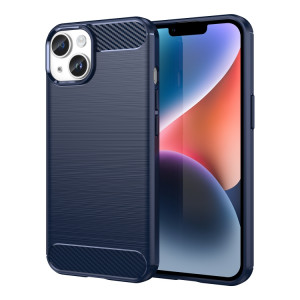 Skal iPhone 15 - Carbon Skal Blå 101873