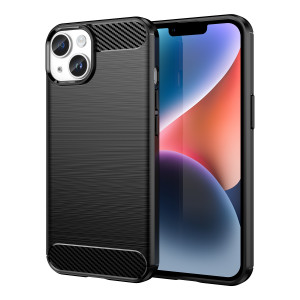 Skal iPhone 15 - Carbon Skal Svart 101871