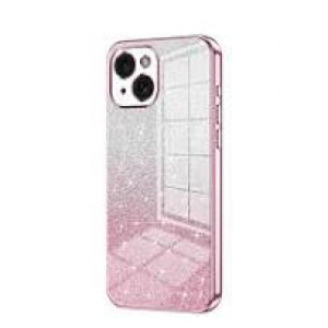 Skal iPhone 15 - Glitter Rosa