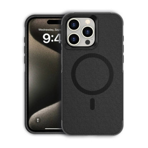 Skal iPhone 15 PRO - Svart Armor Magsafe Hybrid 102504