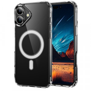 Skal iPhone 16 - Transparent Stötskydd Magsafe