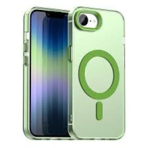 Skal iPhone 16e - Candy Magsafe Hybrid Grön