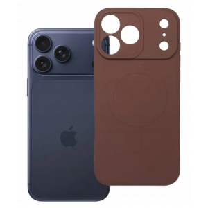 Skal iPhone 17 Pro Max / iPhone 18 Pro Max - Silikon Magsafe Brun