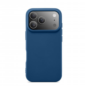 Skal iPhone 17 Pro Max - Silikon Blått