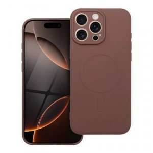 Skal iPhone 17 Pro Max - Silikon Magsafe Brun