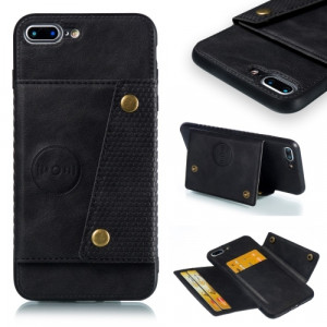 Skal iPhone 7 Plus/8 Plus - Kortplats Magnetisk Sv SK-i068