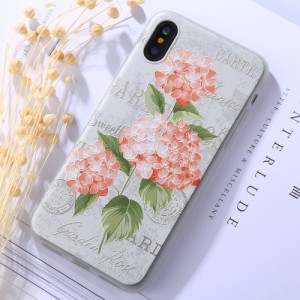 Skal iPhone X/XS - TPU Hortensia SK-i112