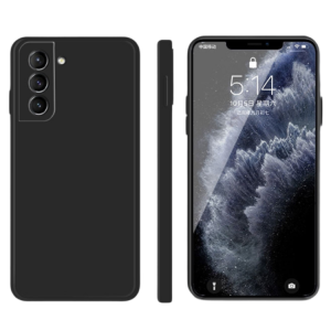 Skal Samsung Galaxy S21 - Liquid Silikon Svart.jpg