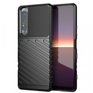 Skal Sony Xperia 1 III - Ruggad Armor Stötdämpande skal Svart. Robust telefonskal SK-SX1III-03