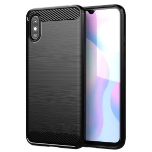 Skal Xiaomi Redmi 9A - Kolfiber Svart