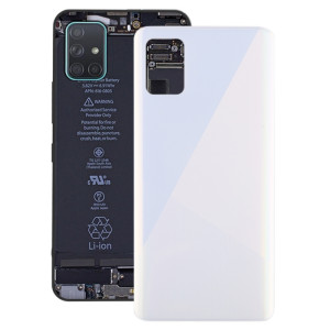 Batterilock Baksida Samsung Galaxy A51 Vit