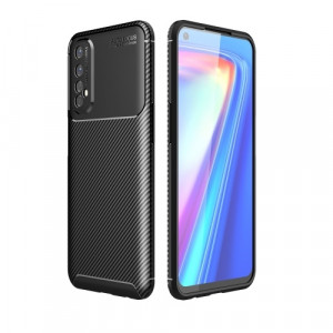 Skal Huawei P Smart 2021 / Xiaomi 10 5G - Kolfiber svart